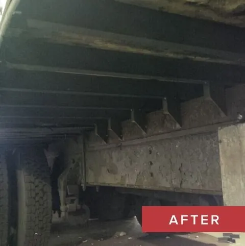Body Cross Member Replacement, after