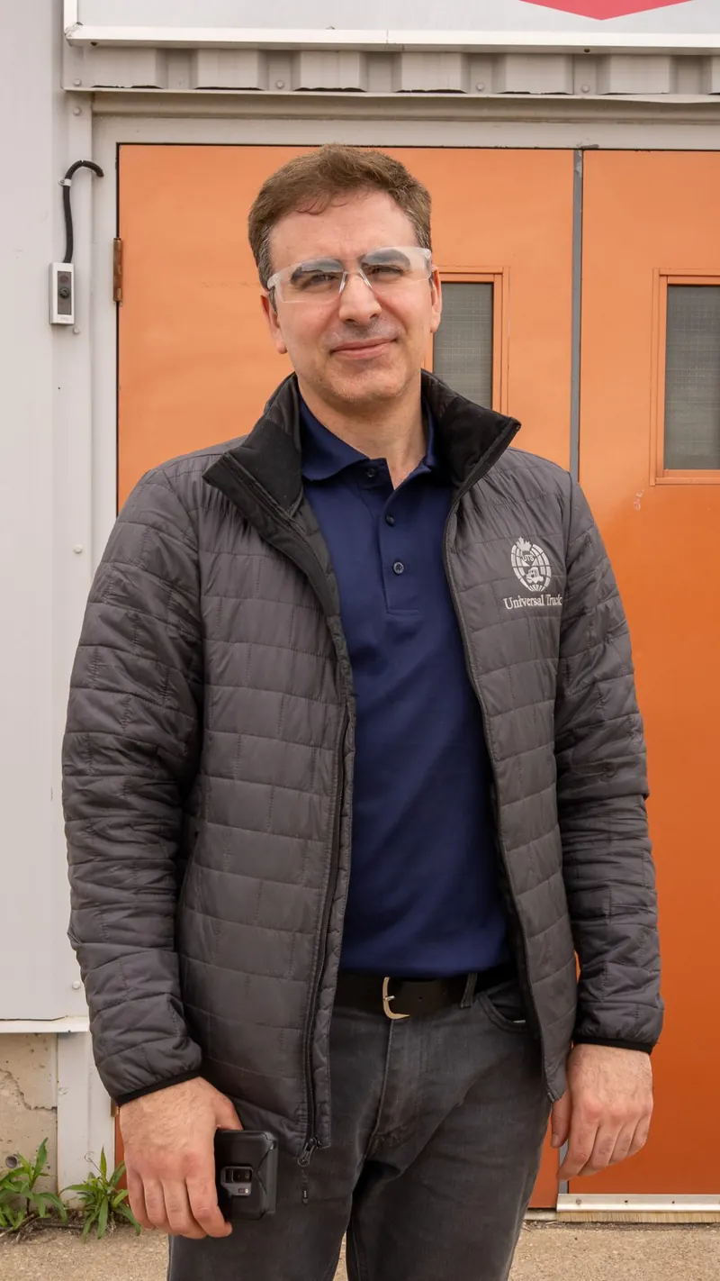 Team member in the hallway