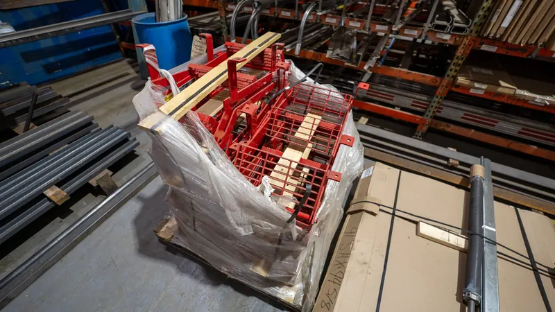 Materials ready for a build