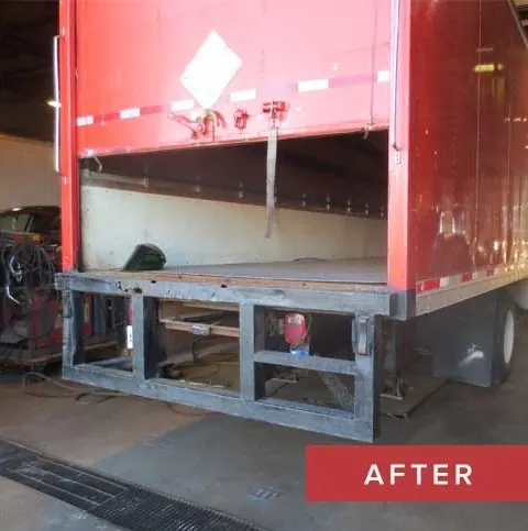 Rear Door Installation, after