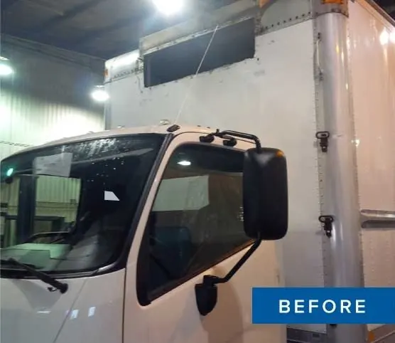 Reefer Unit Installation, before